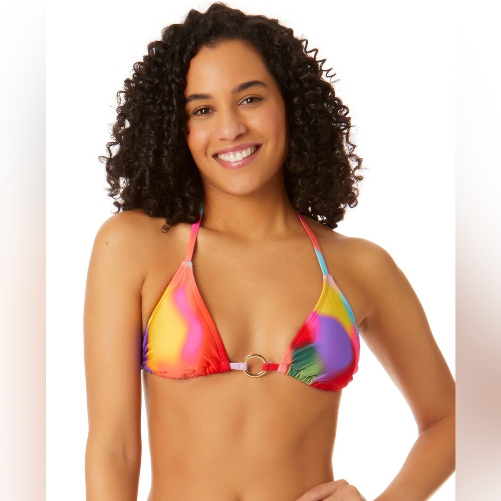 Colorful Tie-Dye Bikini Top